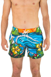 BOXER MOLLA UOMO  AZZURRO M504 A514D SUNDEK